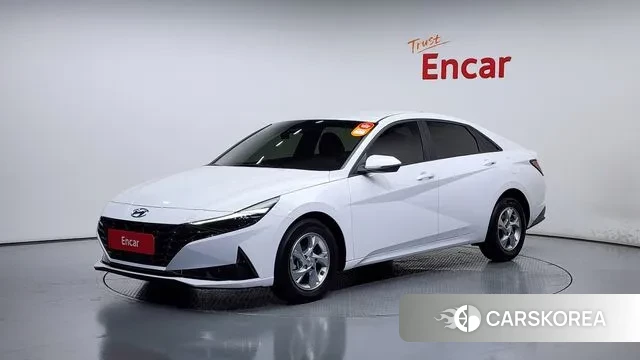 Hyundai Avante (CN7) 2021 Белый из Кореи