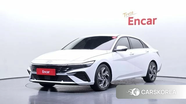 Hyundai The New Avante (CN7) 2025 Белый из Кореи