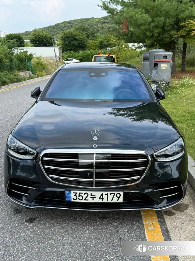 Mercedes-Benz S-Class W223 2021 Синий нефрит из Кореи