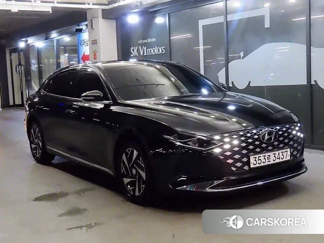 Hyundai The New Grandeur IG Hybrid 2021 Черный из Кореи