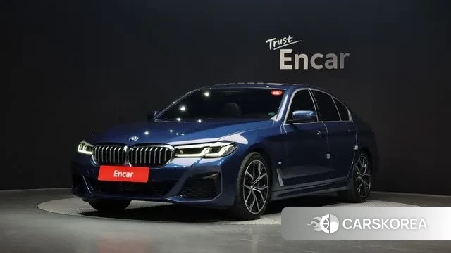 BMW 5 Series (G30) 2021 Синий из Кореи