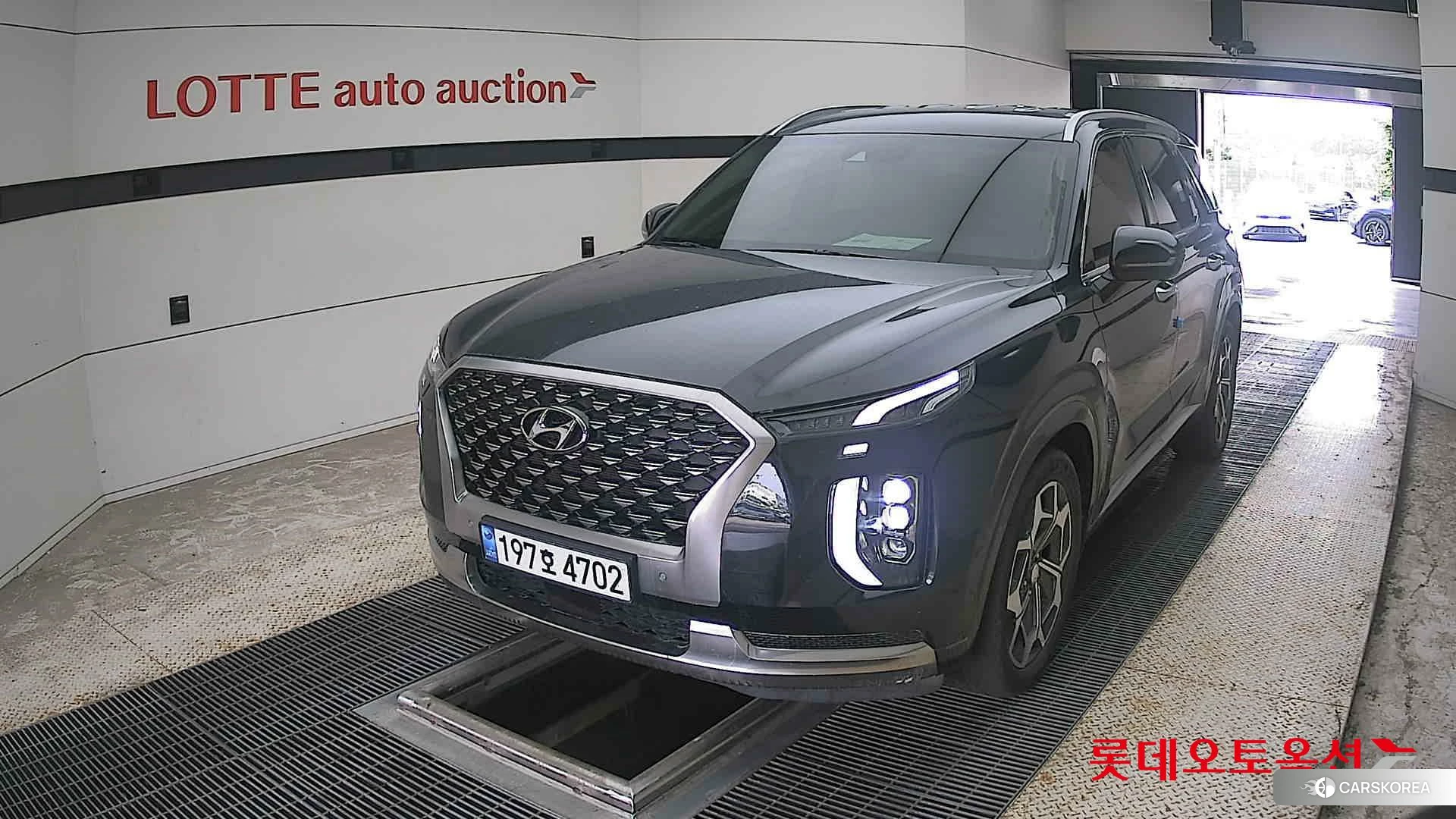 Hyundai Palisade 2022 Черный из Кореи