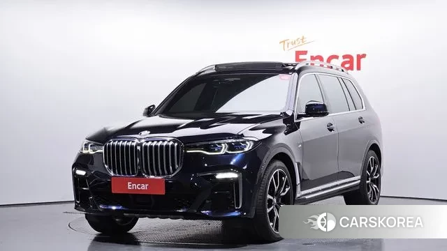 BMW X7 (G07) 2020 Черный из Кореи