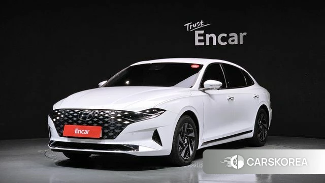 Hyundai The New Grandeur IG Hybrid 2021 Белый из Кореи