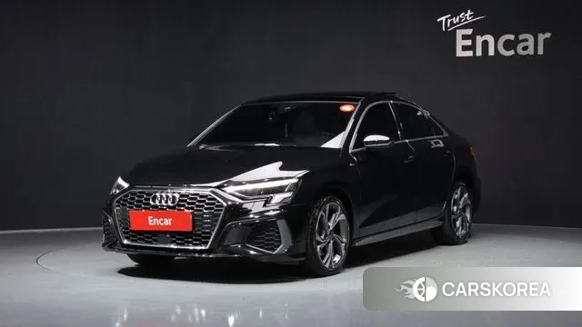Audi A3 (8Y) 2023 Черный из Кореи