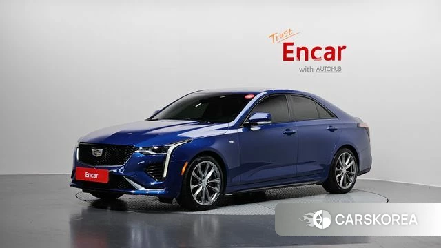 Cadillac CT4 2020 Синий из Кореи