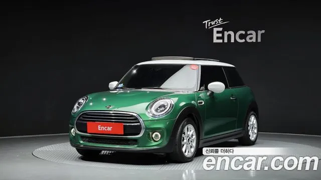 Mini Cooper 2021 Зеленый из Кореи
