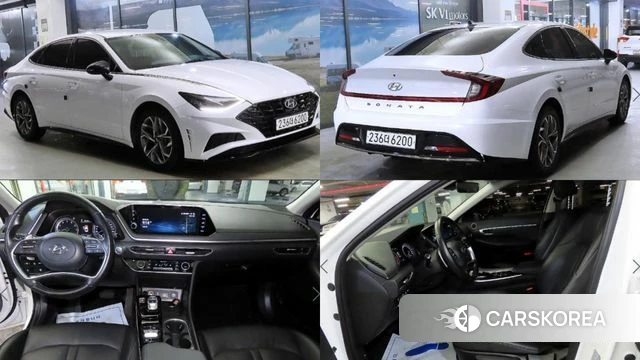 Hyundai Sonata (DN8) 2022 Белый из Кореи