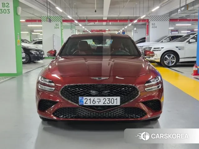 Genesis The New G70 2025 Красный из Кореи