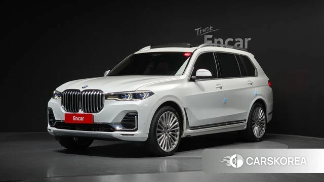 BMW X7 (G07) 2021 Белый из Кореи