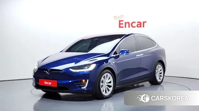 Tesla Model X 2019 Синий из Кореи