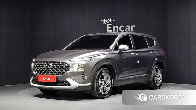 Hyundai The New Santa Fe 2023 Серый из Кореи
