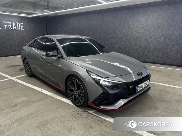 Hyundai Avante (CN7) 2022 Серый из Кореи