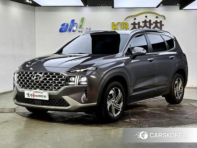 Hyundai The New Santa Fe 2021 Серый из Кореи
