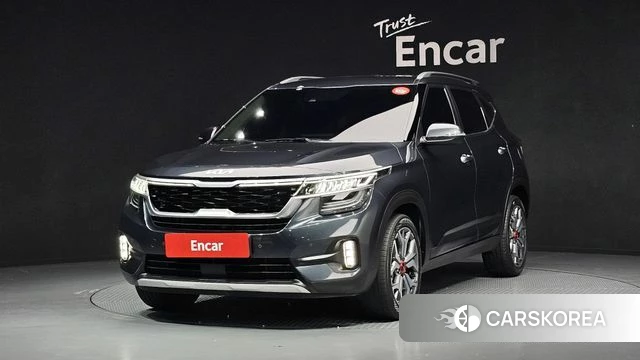 Kia Seltos 2022 Черный из Кореи