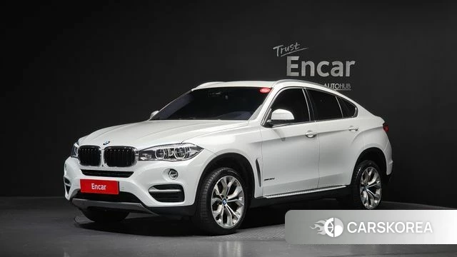 BMW X6 (F16) 2018 Белый из Кореи