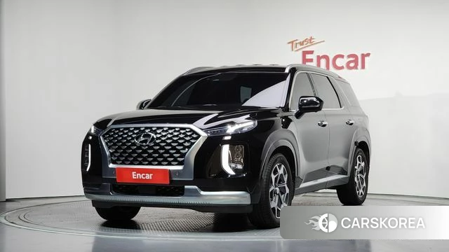 Hyundai Palisade 2021 Черный из Кореи