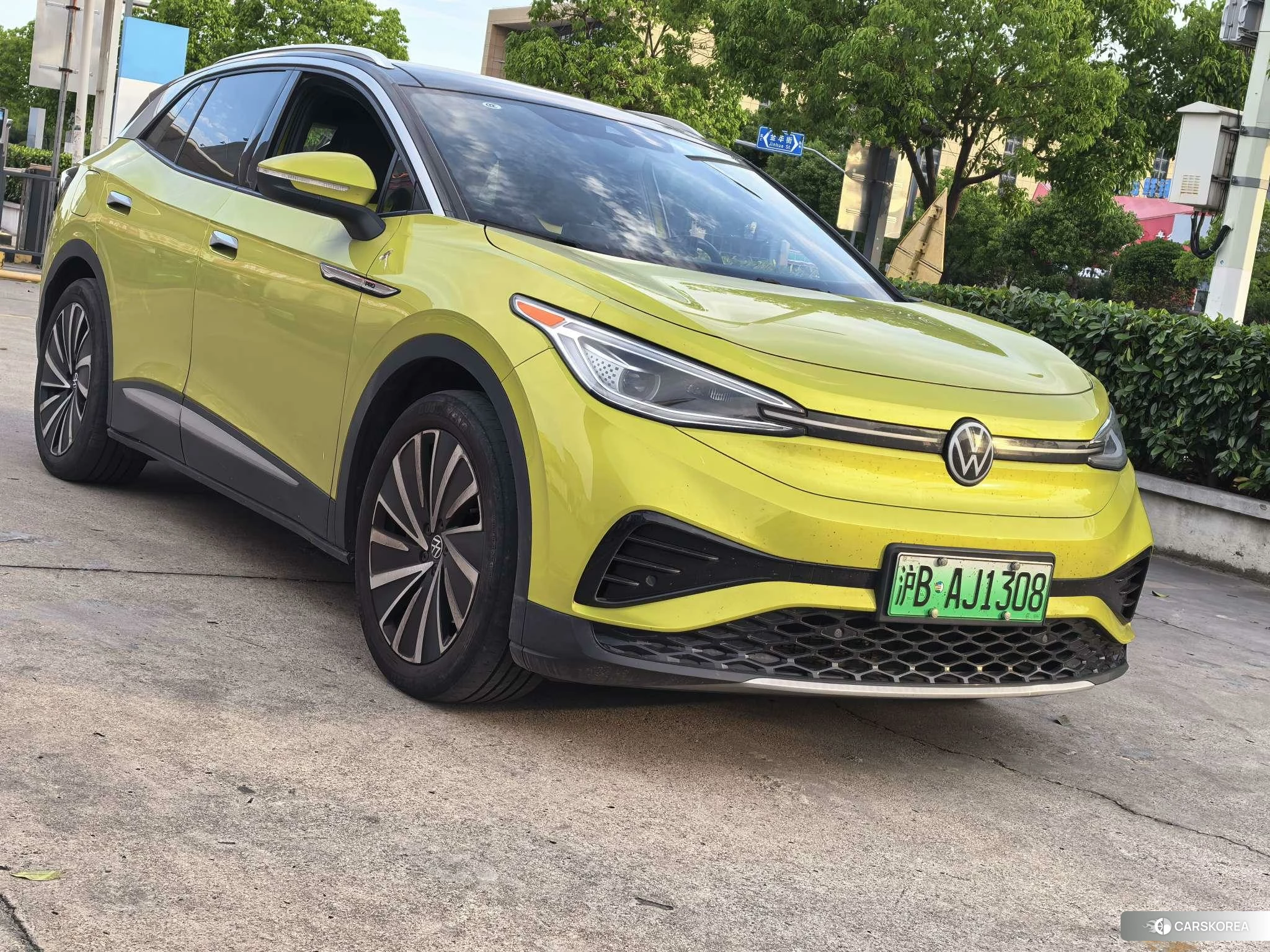 Volkswagen ID.4 X 2021 Желтый из Китая