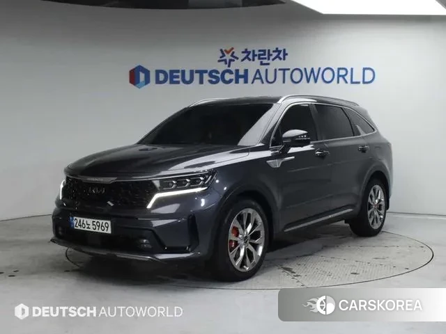 Kia Sorento 4th Generation 2021 Серый из Кореи