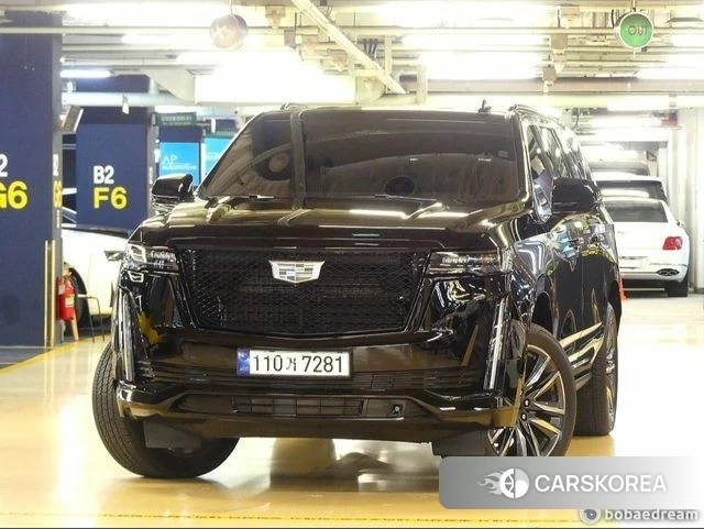 Cadillac Escalade 5th Generation 2023 Черный из Кореи