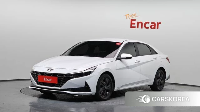 Hyundai Avante (CN7) 2022 Белый из Кореи