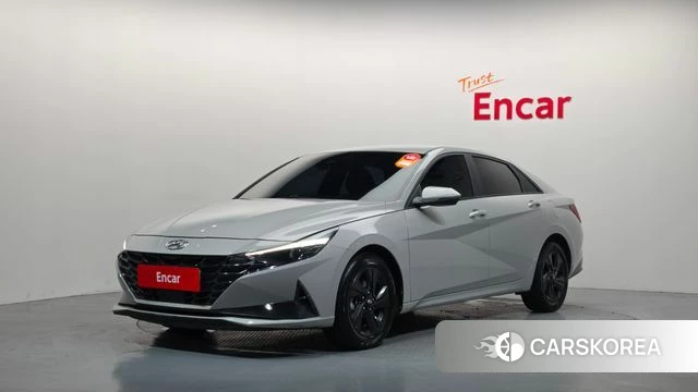Hyundai Avante Hybrid (CN7) 2022 Серебристо-серый из Кореи