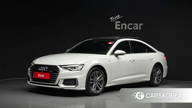 Audi A6 (C8) 2021 Белый из Кореи