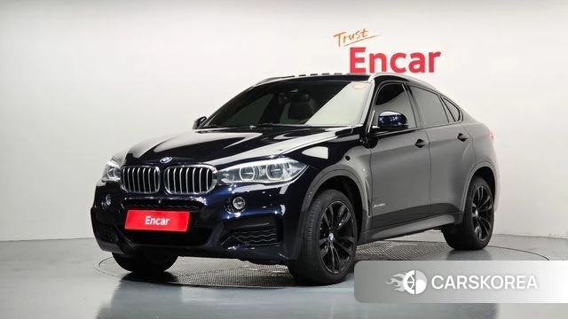 BMW X6 (F16) 2018 Черный из Кореи