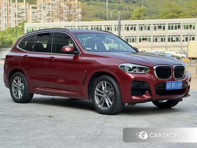 BMW X3 2021 Красный из Китая
