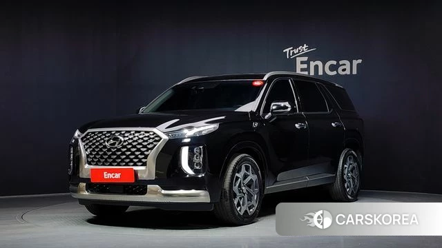 Hyundai Palisade 2021 Черный из Кореи