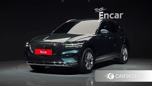 Genesis GV70 2021 Темно-зеленый из Кореи