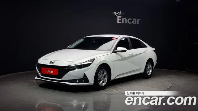 Hyundai Avante (CN7) 2020 Белый из Кореи