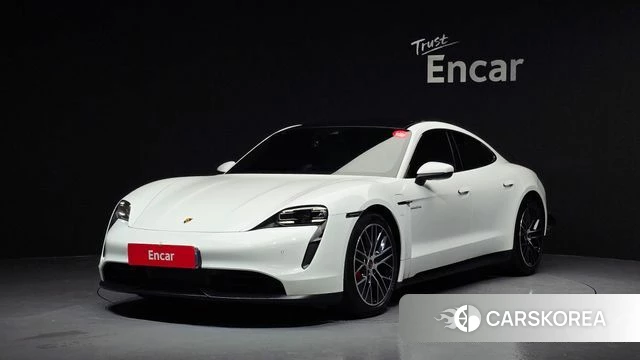 Porsche Taycan 2021 Белый из Кореи