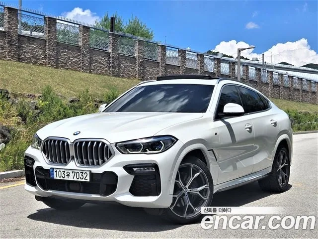 BMW X6 (G06) 2021 Белый из Кореи