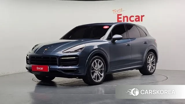 Porsche Cayenne (PO536) 2019 Небесно-голубой из Кореи