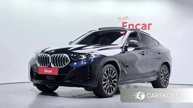 BMW X6 (G06) 2025 Черный из Кореи