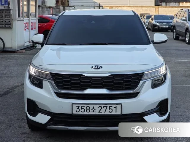 Kia Seltos 2021 Белый из Кореи
