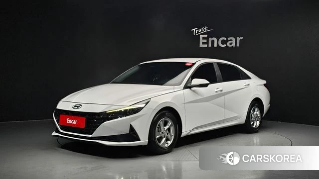 Hyundai Avante (CN7) 2022 Белый из Кореи
