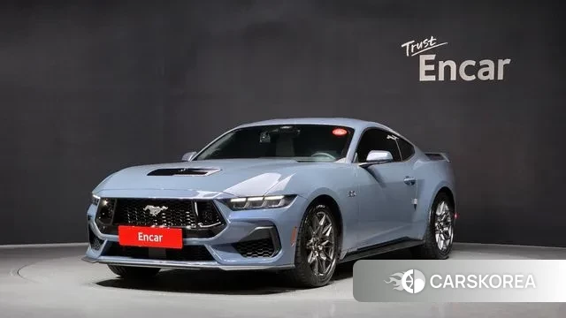 Ford Mustang 7th Generation 2024 Синий из Кореи