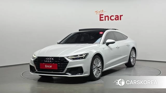 Audi A7 (4K) 2020 Белый из Кореи