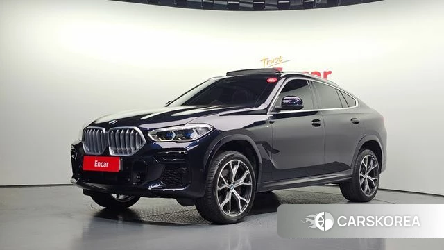 BMW X6 (G06) 2022 Черный из Кореи