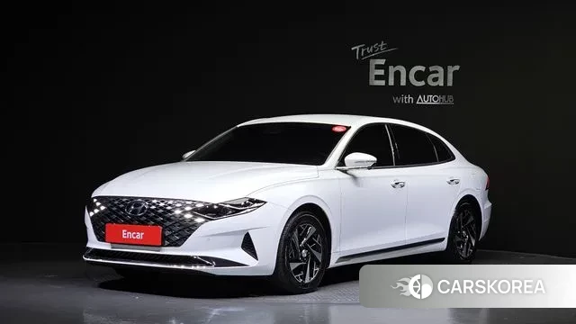 Hyundai The New Grandeur IG Hybrid 2021 Белый из Кореи