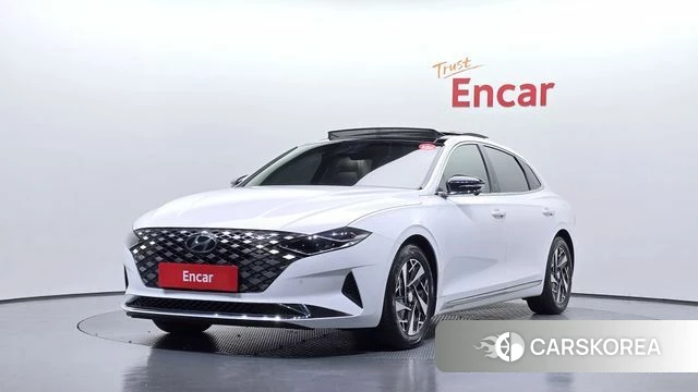 Hyundai The New Grandeur IG Hybrid 2021 Белый из Кореи