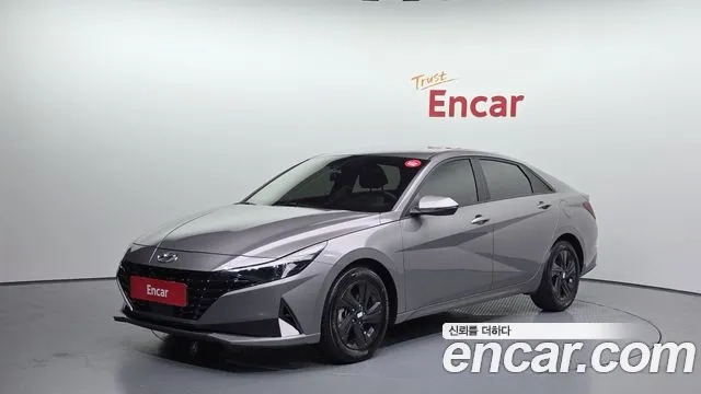 Hyundai Avante Hybrid (CN7) 2021 Серебристо-серый из Кореи