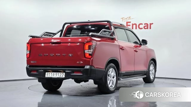 Ssangyong The New Rexton Sport 2022 Красный из Кореи