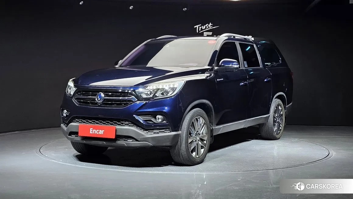 Ssangyong Rexton Sports 2019 Синий из Кореи