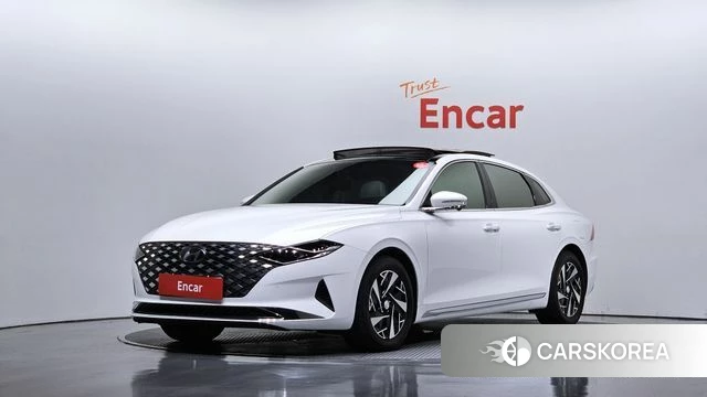 Hyundai The New Grandeur IG Hybrid 2021 Белый из Кореи