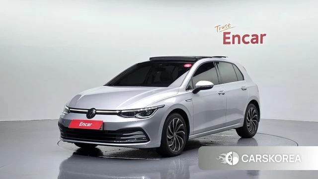 Volkswagen Golf 8th Generation 2022 Серебристо-серый из Кореи