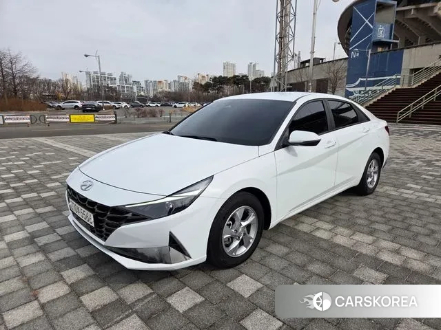Hyundai Avante (CN7) 2020 Белый из Кореи