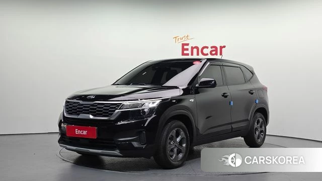 Kia Seltos 2020 Черный из Кореи